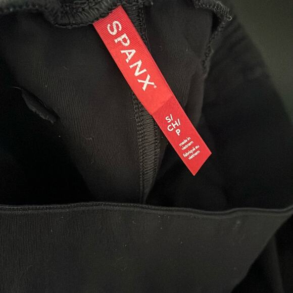 Spanx The Perfect Pant Ankle Jogger Black Pant Womens Size S - Picture 7 of 7